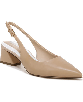 Franco Sarto Women's Racer Slingback Pointed Toe Pump Brown Size 6.5 M