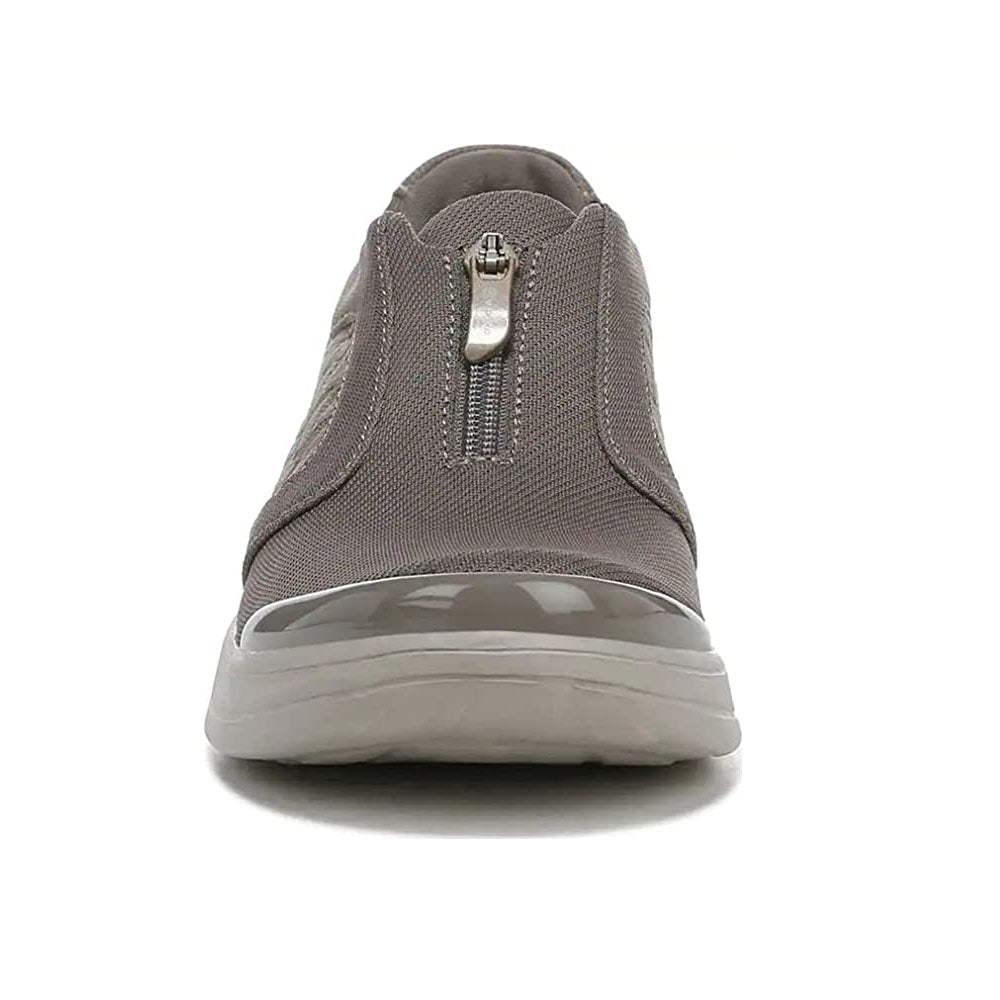 Tênis Bzees Florence Feminino em Tecido com Textura Morel Cinza Tamanho 9M