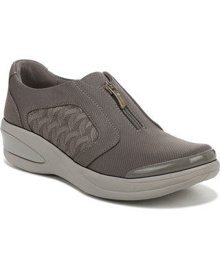 Tênis Bzees Florence Feminino em Tecido com Textura Morel Cinza Tamanho 9M