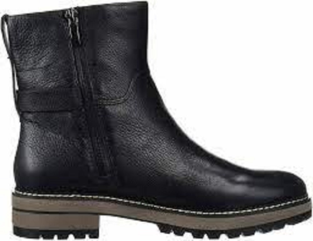 Sapatos femininos Franco Sarto Roalba2 de couro com biqueira amendoada, pretos, tamanho 8 M