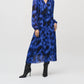 Joseph Ribkoff - Chiffon Abstract Print Midi Dress