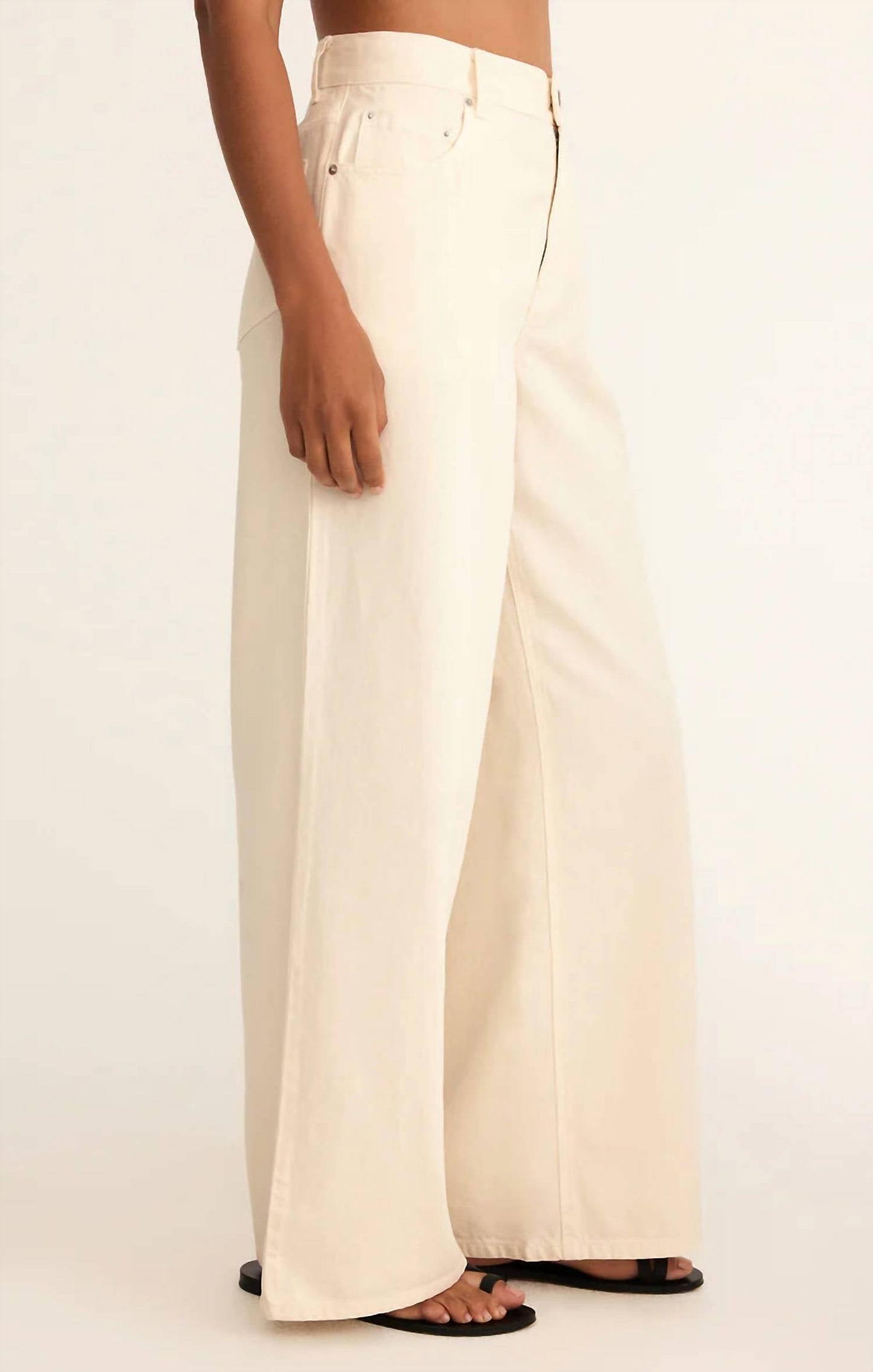 Z Supply - Mia Loose Wide Leg Denim Pant