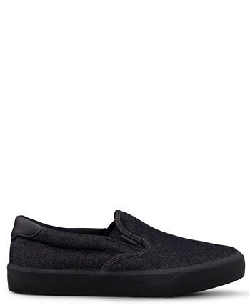Tênis Lugz Clipper Classic Slip On Masculino Preto Tamanho 12 D