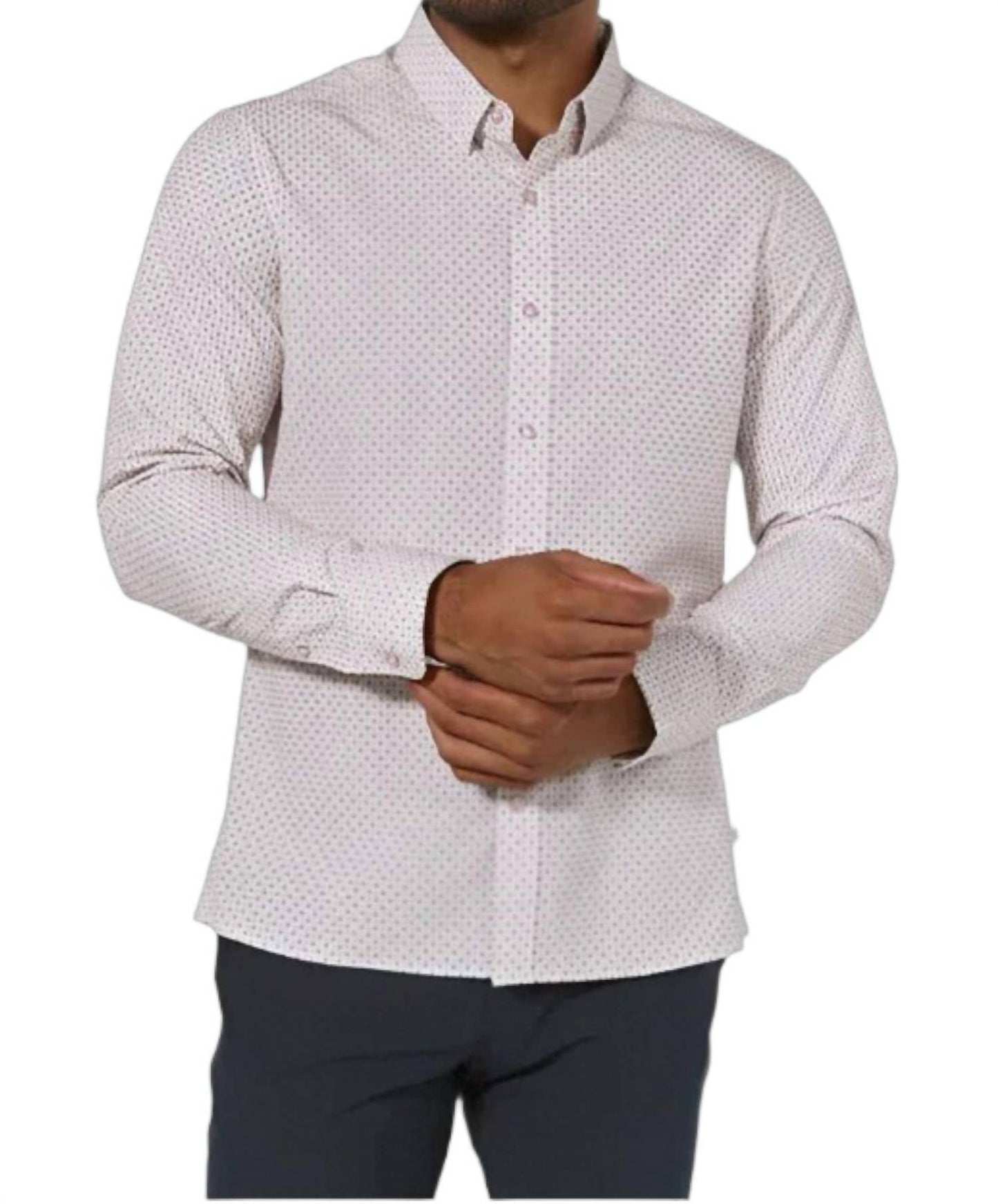 7Diamonds - Camisa Lucian de manga comprida com elasticidade em 4 direções