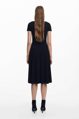 Desigual - VESTIDO MIDI DECOTE BAIXO
