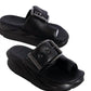 4Ccccees - Women's Mellow Glow One Toe Slide Sandal