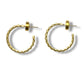 Jagged Halo Jewelry - Brincos de argola femininos Fang Hoops