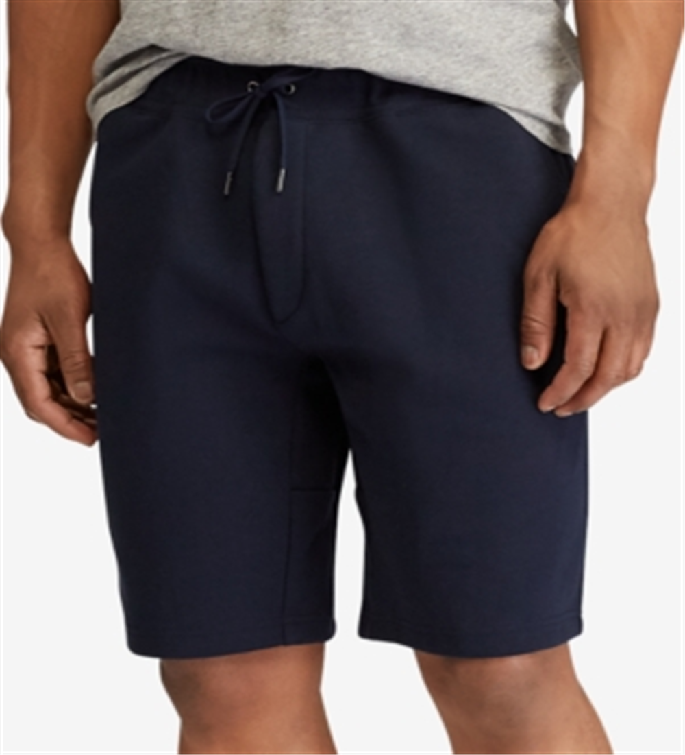 Shorts Ralph Lauren Masculino de Malha Dupla, Azul, 7,75 Polegadas, Tamanho XXG