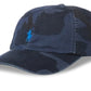 Boné de beisebol camuflado masculino Polo Ralph Lauren, azul, tamanho regular