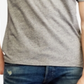 Camiseta Polo Ralph Lauren Masculina Gola V Cinza Tamanho Médio