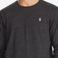Camiseta Polo Ralph Lauren Masculina Classic Fit Crewneck Preta Tamanho 2XB