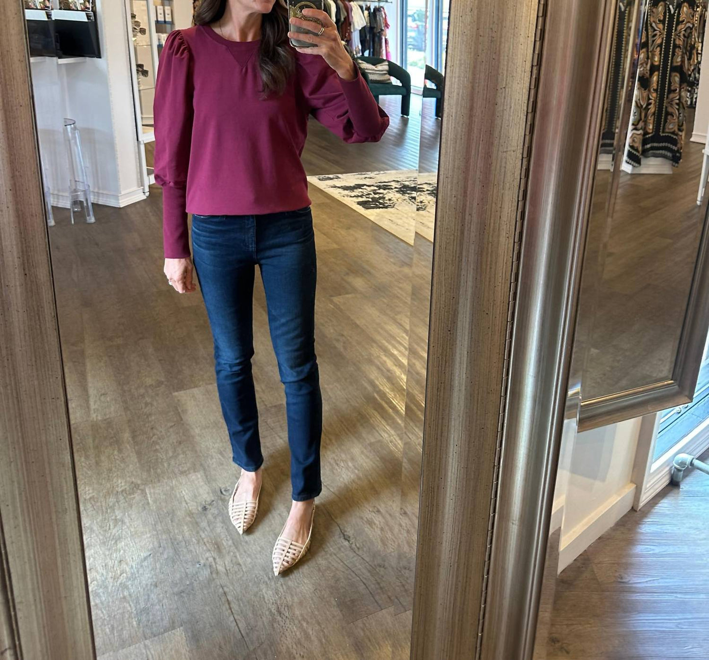 Another Love - Tara Puff Sleeve Sweatshirt