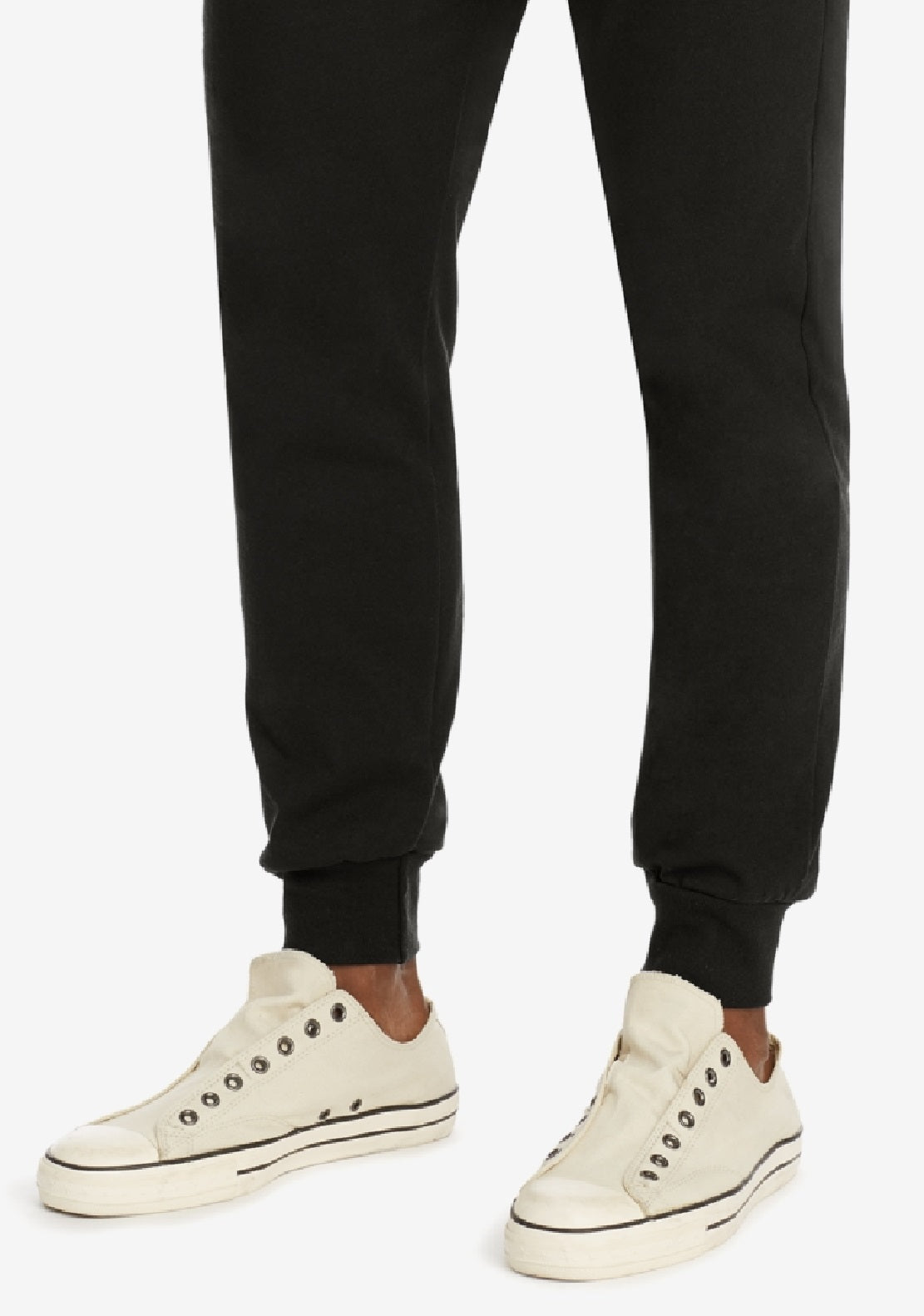 Calça de moletom masculina Champion preta, tamanho médio