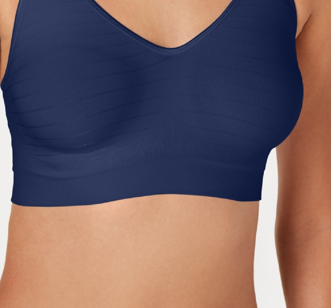 Sutiã sem aro Comfort Revolution Comfortflex Fit Bali feminino, azul, tamanho médio