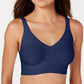 Sutiã sem aro Comfort Revolution Comfortflex Fit Bali feminino, azul, tamanho médio