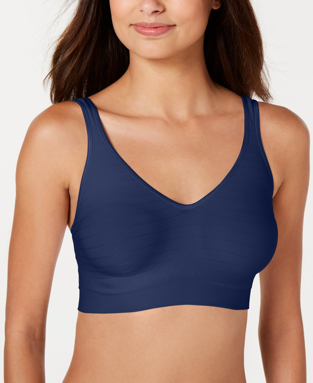 Sutiã sem aro Comfort Revolution Comfortflex Fit Bali feminino, azul, tamanho médio