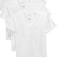 Polo Ralph Lauren Masculino - Pacote com 3 Camisetas Gola V Brancas Tamanho Grande