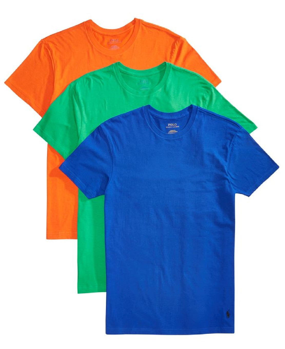 Polo Ralph Lauren Masculino - Pacote com 3 Camisetas Classic Fit Azul Tamanho Grande