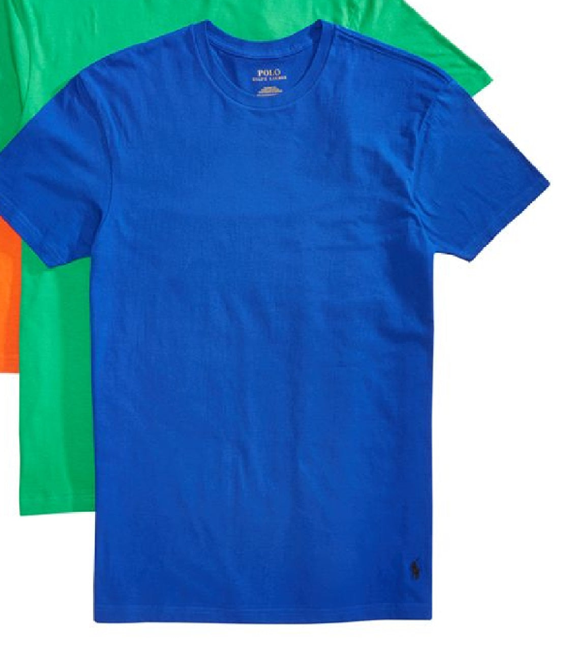 Polo Ralph Lauren Masculino - Pacote com 3 Camisetas Classic Fit Azul Tamanho Grande