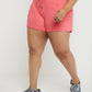 Shorts Champion Campus French Terry Feminino Rosa Tamanho 4X