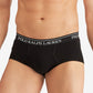 Cuecas Polo Ralph Lauren Masculinas de Algodão com Cós Baixo, Pacote com 4, Pretas, Tamanho Pequeno