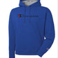 Moletom com capuz Champion masculino com logotipo Script Powerblend, azul, tamanho pequeno