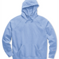 Moletom com capuz Champion Powerblend Fleece feminino, azul, tamanho X-G