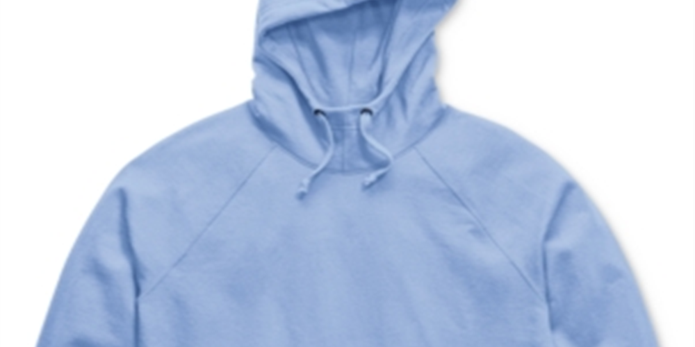 Moletom com capuz Champion Powerblend Fleece feminino, azul, tamanho X-G