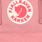 Mochila feminina Fjällräven Mini Kånken resistente à água, rosa, tamanho regular