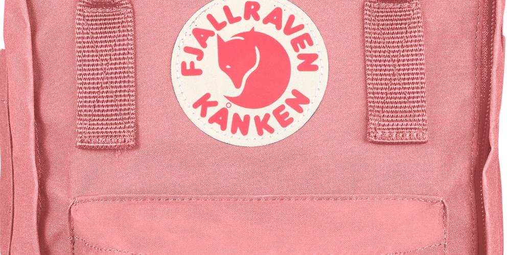 Mochila feminina Fjällräven Mini Kånken resistente à água, rosa, tamanho regular