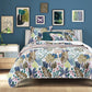 Five Queens Court Rockaway Blue Quilt Set or Euro Sham