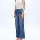 Bayeas - Hailee High Rise Relaxed Straight Jeans With Raw Hem