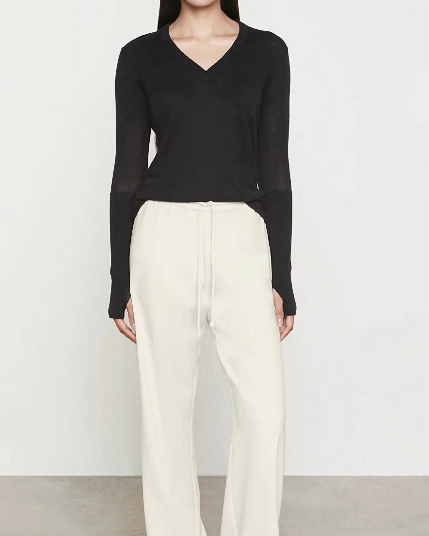 Enza Costa - Fine Cashmere V-neck Top