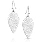 Montana Silversmiths - Women's Chiseled Arrowhead Earrings