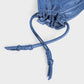 Lemiz - Women's Mini Bowie Drawstring Leather Bag