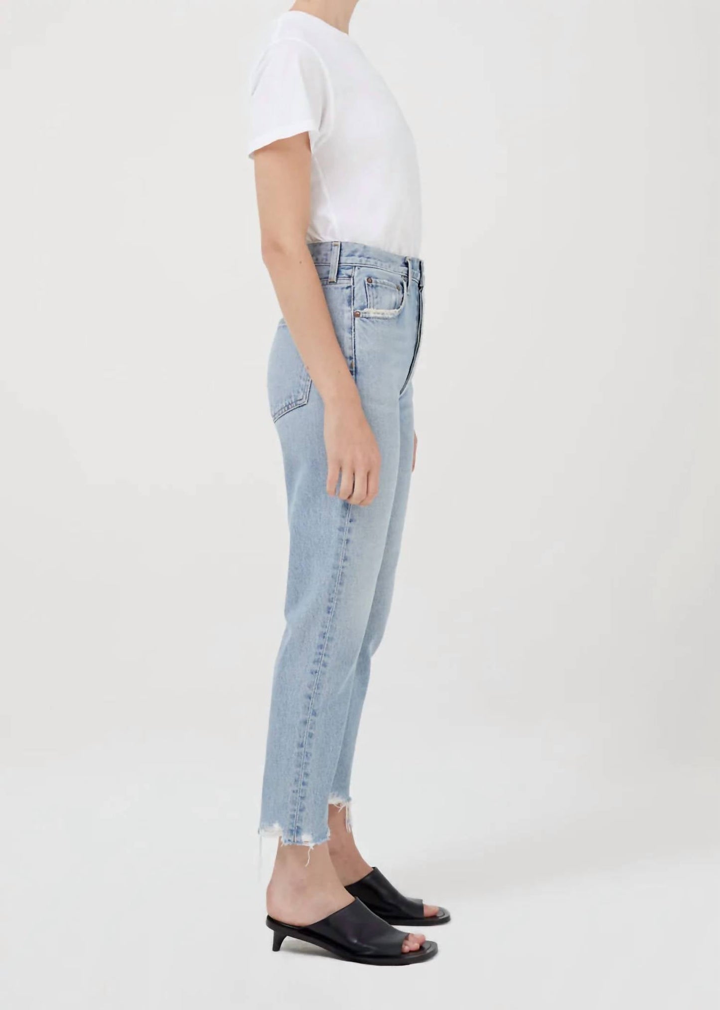 Agolde - Riley High Rise Straight Jeans