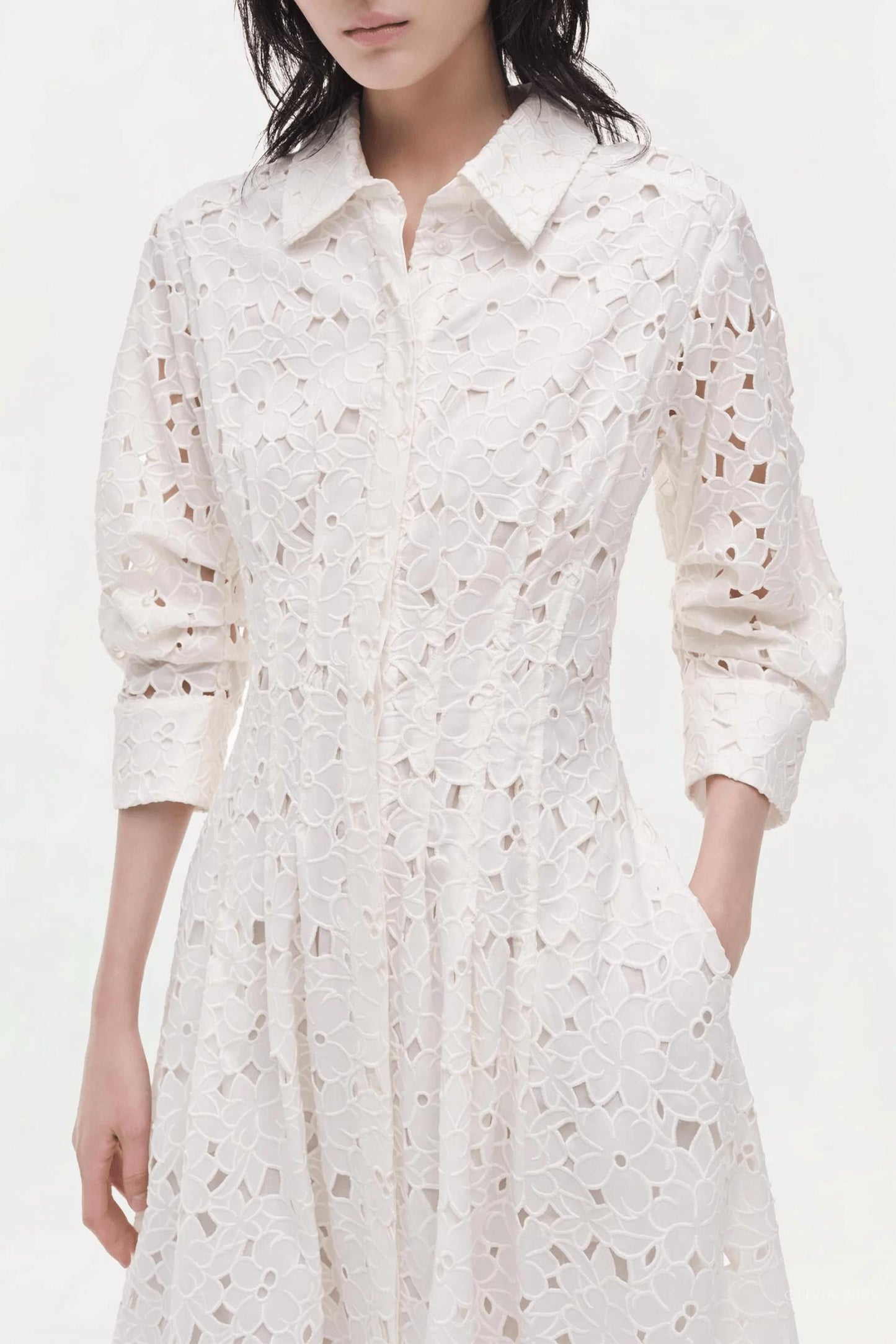 Simkhai - Jazz Embroidered Midi Dress