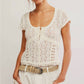 Free People - Claro Short Sleeve Tee