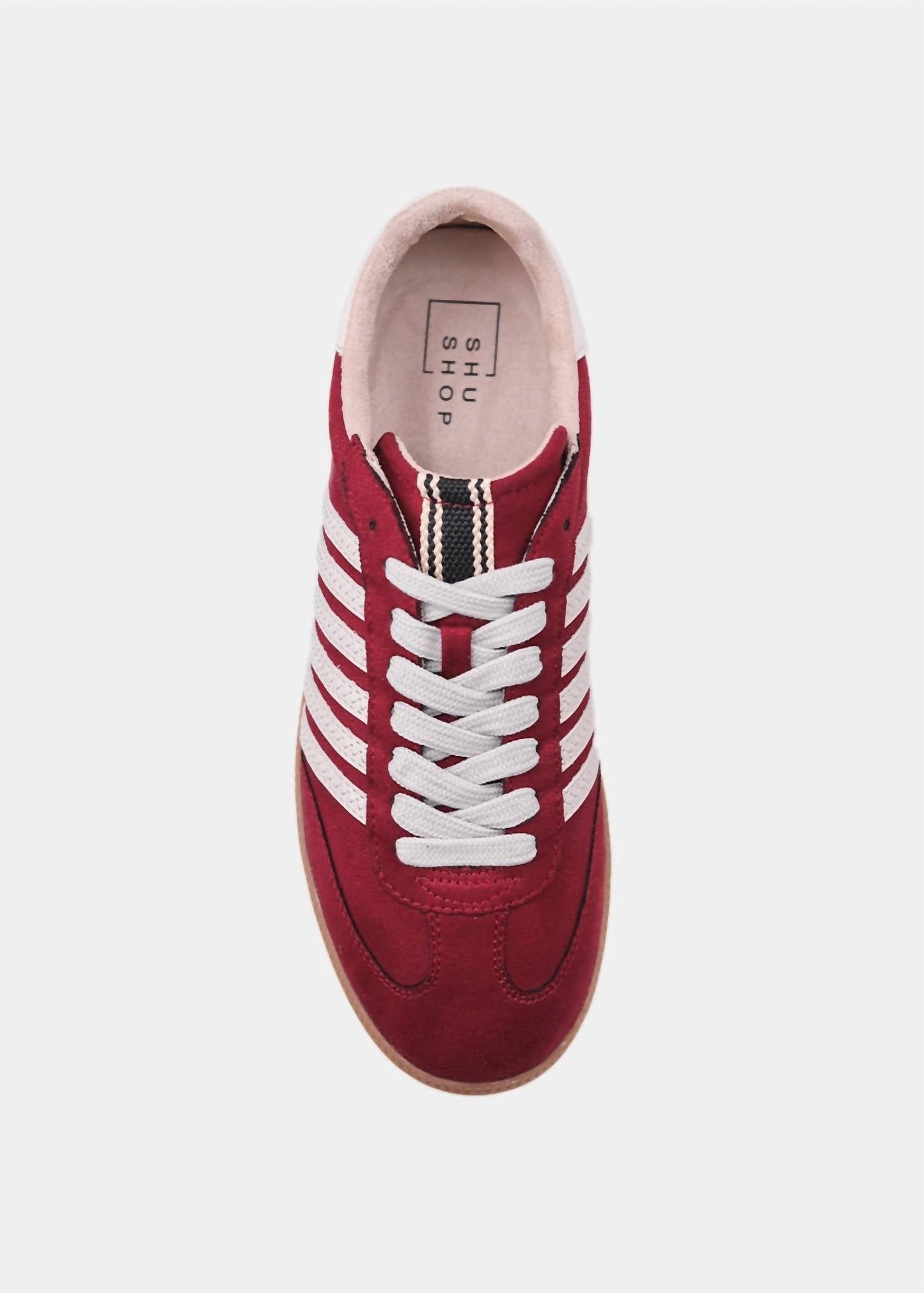 Shu Shop - Women's Stevie Striped Suede Sneakers