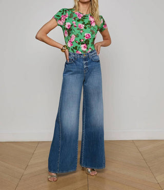 L'Agence - Beau Wide Leg Jeans
