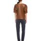 Fifteen Twenty - Poof Faux Leather Blouse