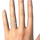 14k White Gold Diamond Open Flourish Style Ring (1/2 cttw)