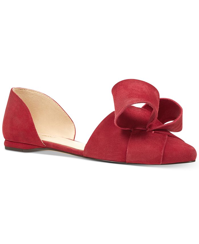 Nine West Shoreside D'Orsay Flat Vermelho Feminino Tamanho 8,5 M