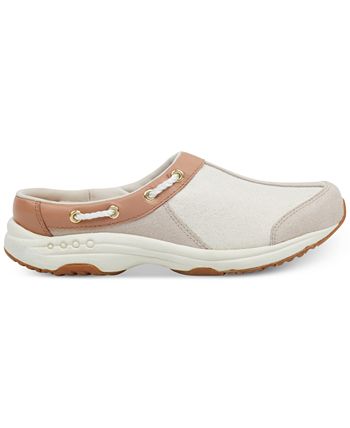 Mulas Travelport femininas Easy Spirit, marrom, tamanho 8 M