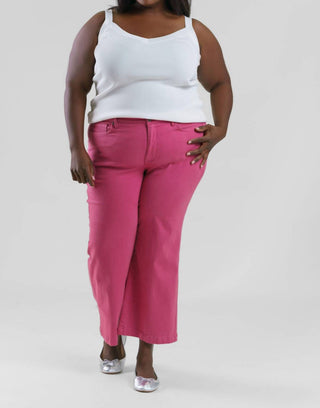 Nydj - Calça Jeans Teresa de Perna Larga e Tornozelo