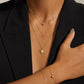 Eklexic - Women's Pink Enamel & Cubic Zirconia Channel Rondelle Bracelet