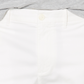 Shorts de sarja de algodão elástico masculino original Penguin, branco, tamanho 34