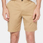 Shorts de sarja de algodão elástico original Penguin masculino, bege, tamanho 31