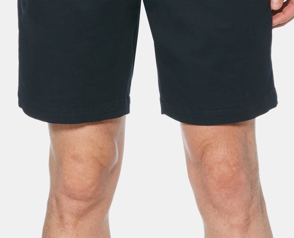 Shorts de sarja de algodão elástico masculino original Penguin, azul, tamanho 38