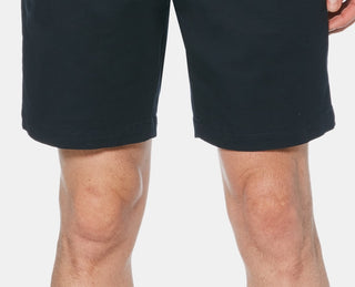 Shorts de sarja de algodão elástico masculino original Penguin, azul, tamanho 38